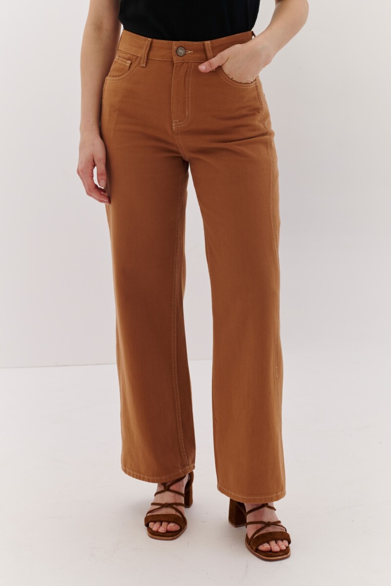 PANTALON ONDAS - CARAMELO 