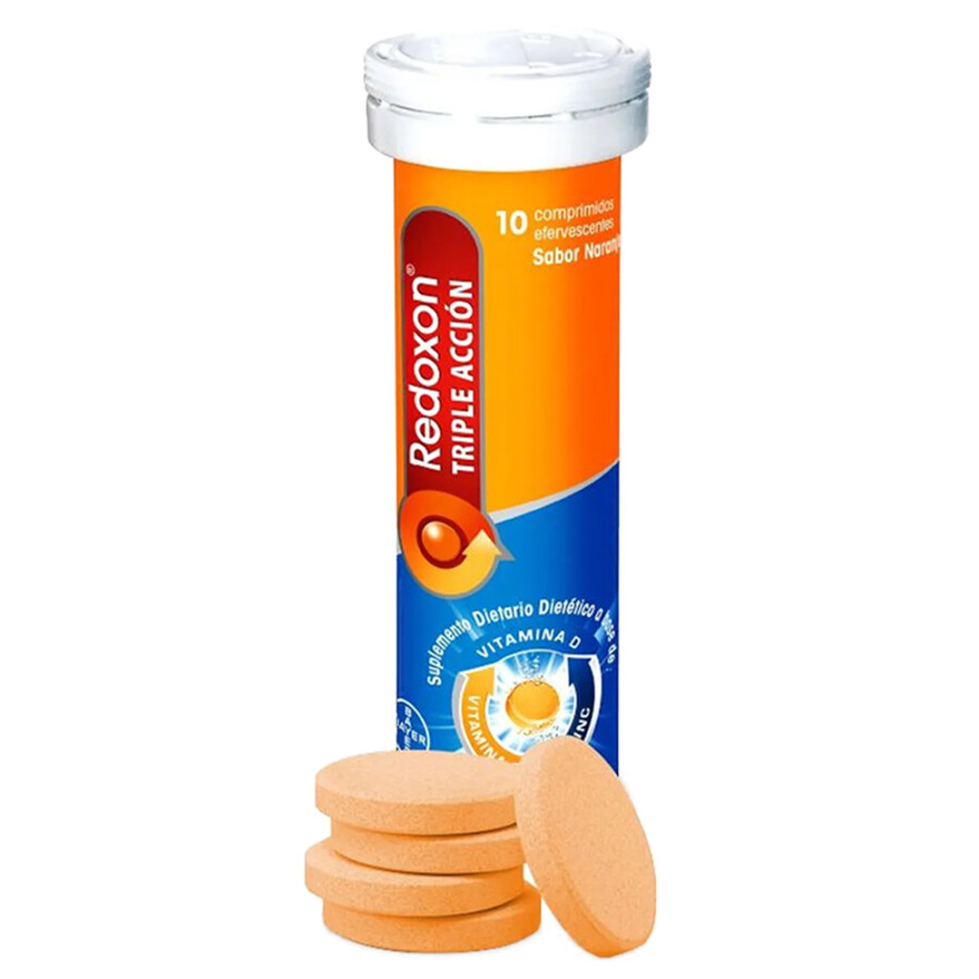 Redoxon Efervescente Triple Acción 10 Comp - Bayer Redoxon Efervescente Triple Acción 10 Comp - Bayer