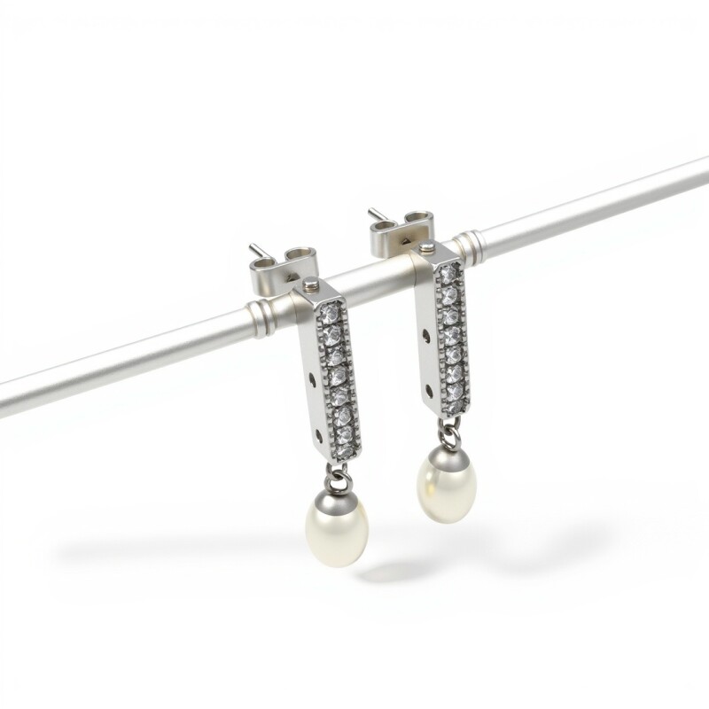 Caravanas Vintage Perlas españolas-Plata 925-Con Perla-CA3209 conperla