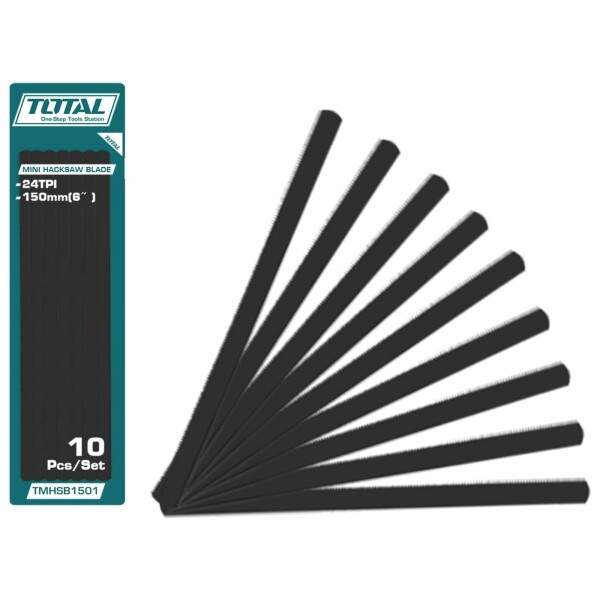 Set de 10 Hojas Para Arco de Sierra Junior Total Set de 10 Hojas Para Arco de Sierra Junior Total