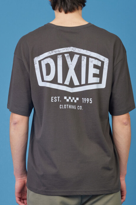 T-SHIRT AZUAI DIXIE Gris Oscuro