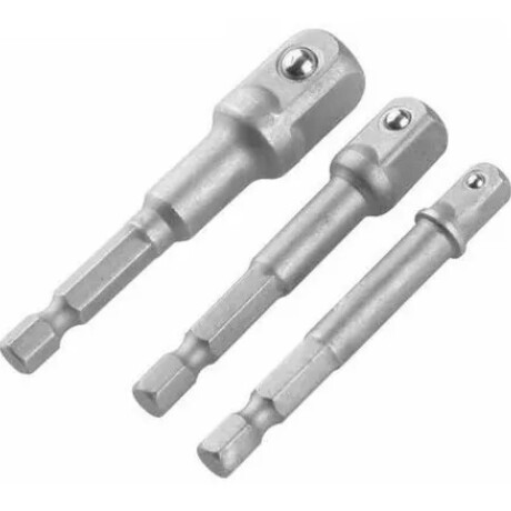 TOLSEN JUEGO ADAPTADOR 3 PIEZAS 1/4 x 65MM - 3/8 x 65 MM - 1 Tolsen Juego Adaptador 3 Piezas 1/4 X 65mm - 3/8 X 65 Mm - 1