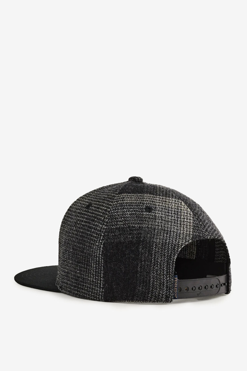 PATCHWORK FLAT BRIM Negro