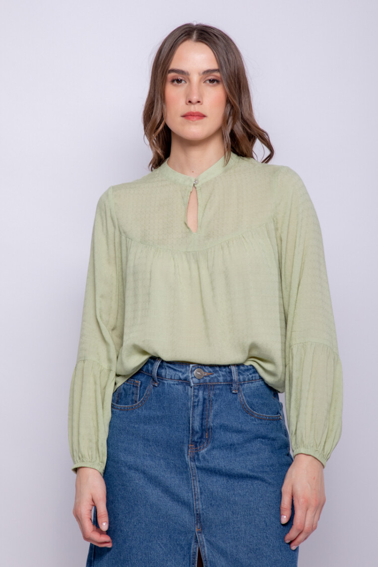 BLUSA FABEL Verde Monte