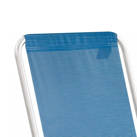 Set Silla Alta Pleg Alum + Mesa Bandeja Lateral Divisiones Azul