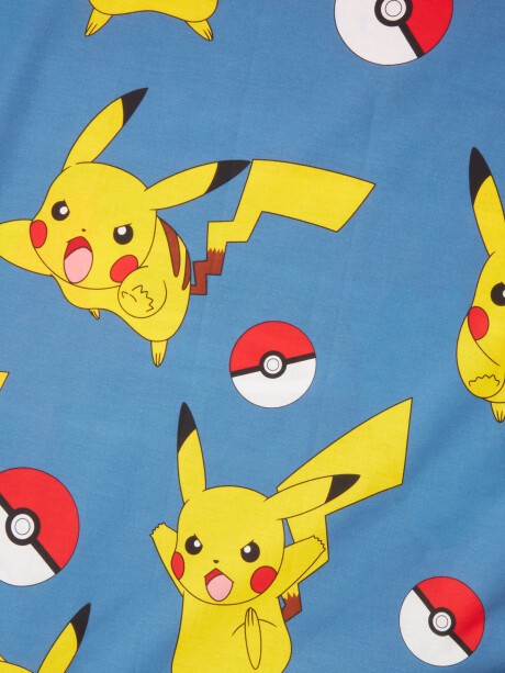 Juego funda nórdica POKEMON 155x220 azul Juego funda nórdica POKEMON 155x220 azul