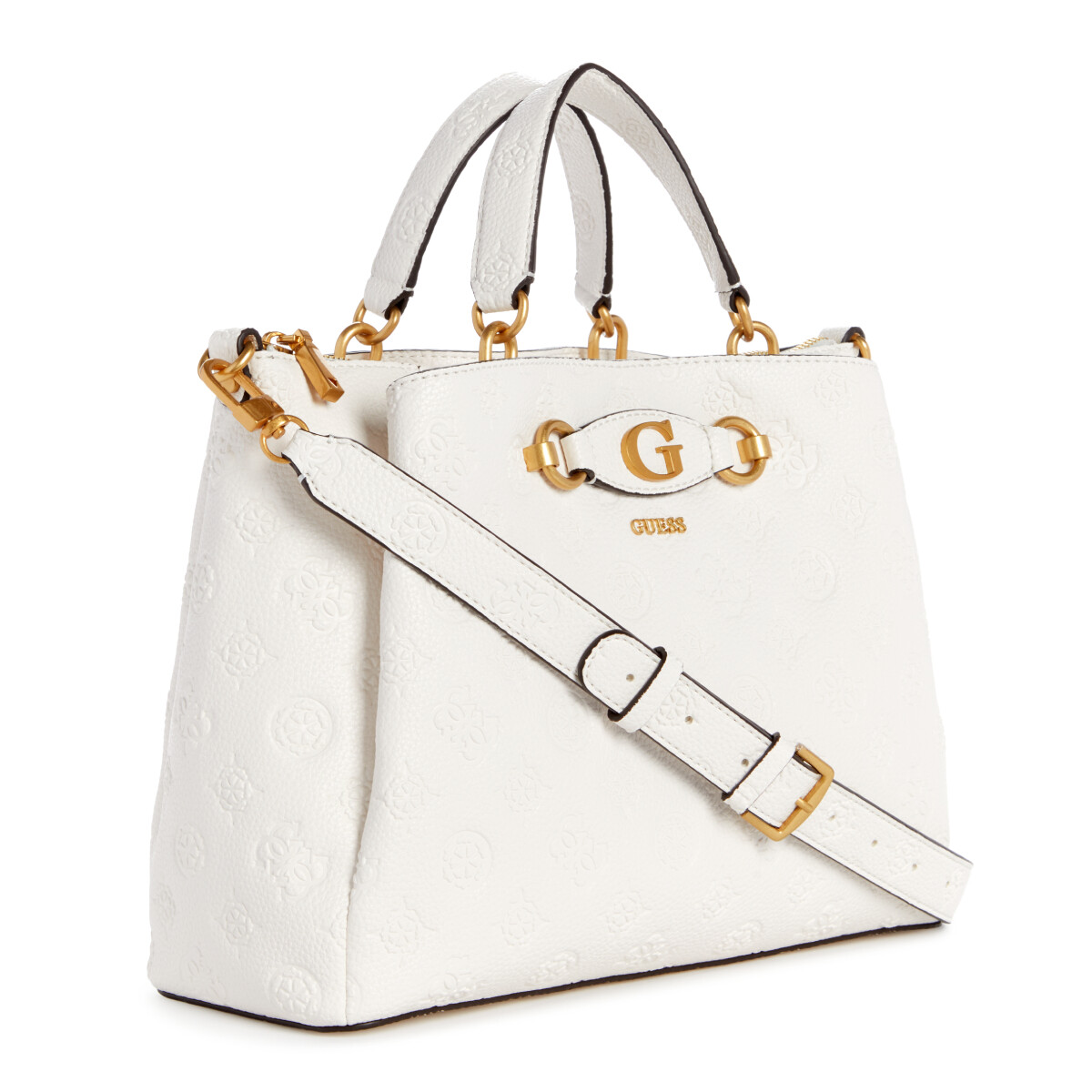 Cartera Guess Izzy Mediana Blanco 