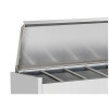 Mostrador refrigerado 3 puertas, con toppinera para sandwich, Coolhead SH 3700 Mostrador refrigerado 3 puertas, con toppinera para sandwich, Coolhead SH 3700