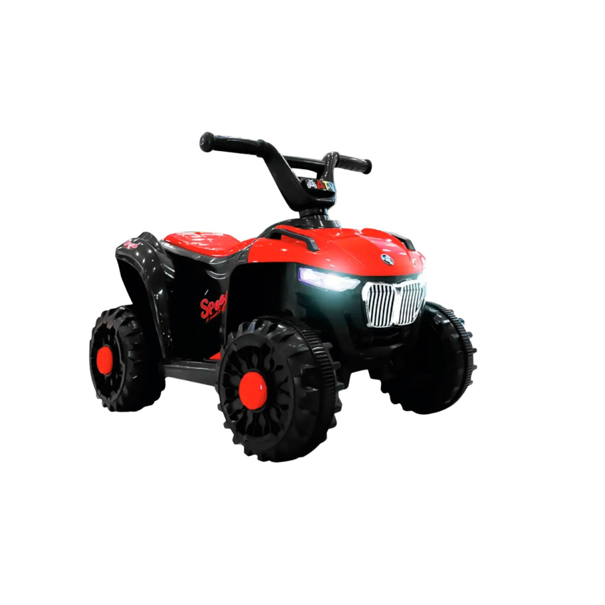Cuatriciclo a Batería Lumax con Música y luces - Rojo 