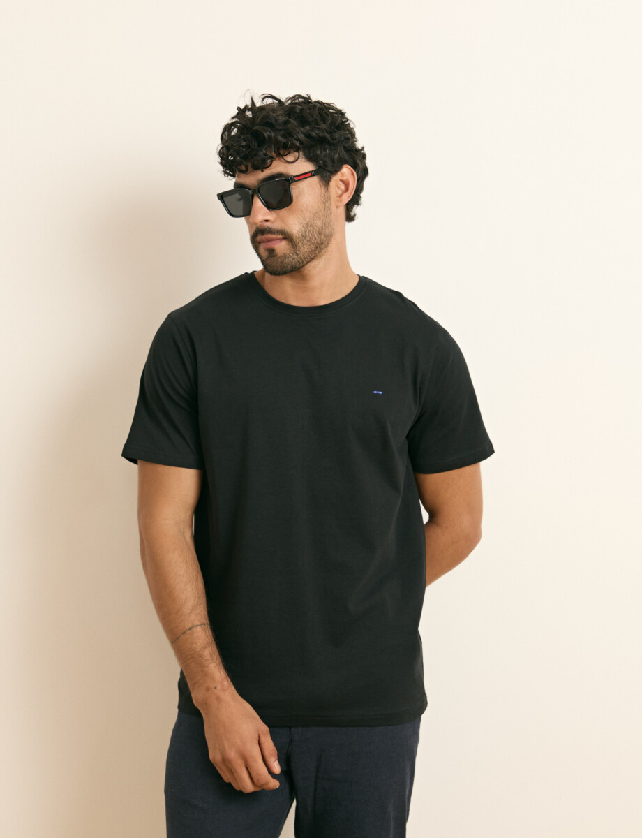 520658 T-SHIRT HARRINGTON LABEL Negro