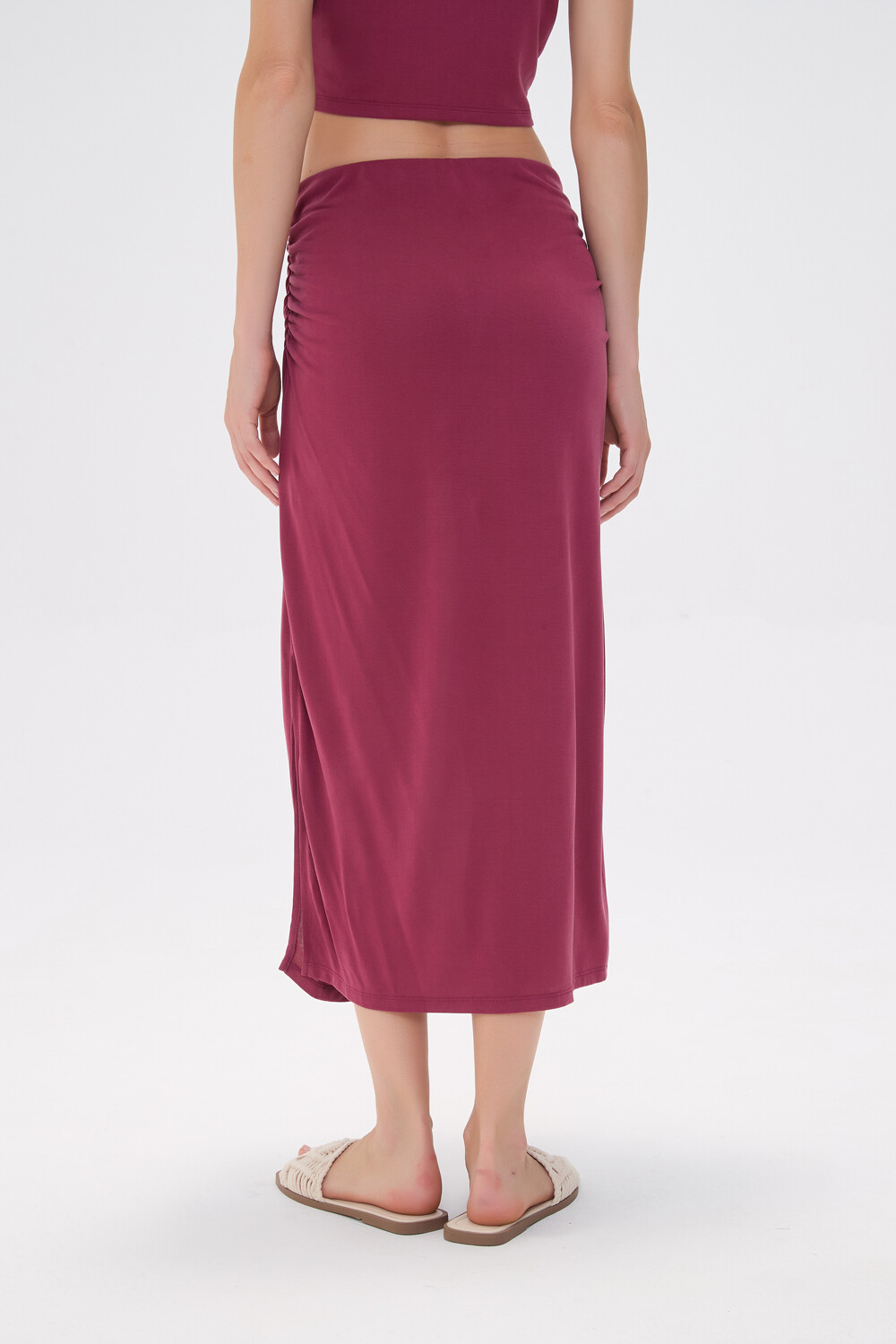 Falda Carien Bordeaux Claro