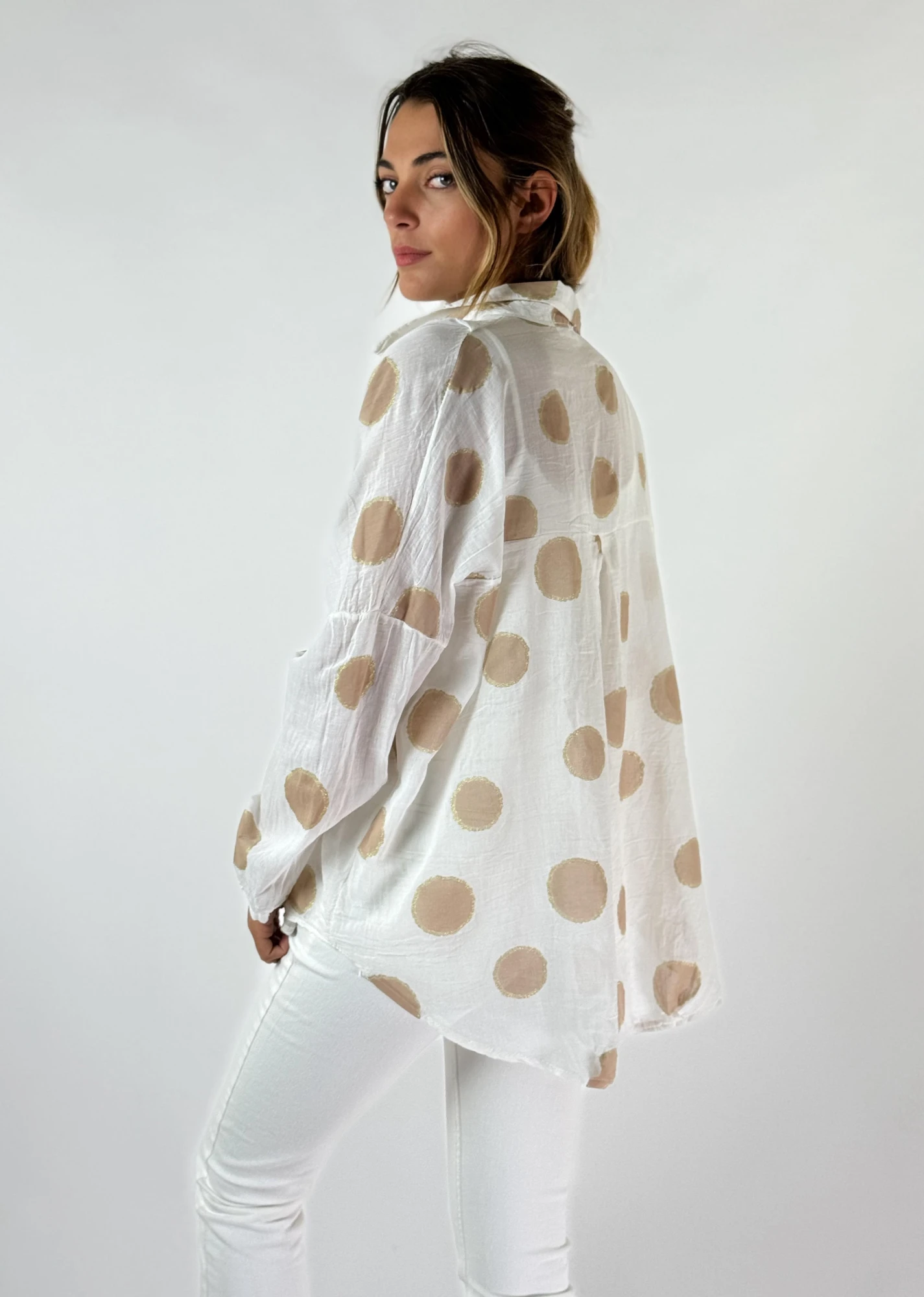 BLUSA LUNA beige talle unico