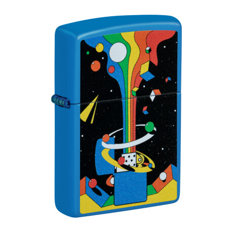 Encendedor Zippo Azul C/diseño 0