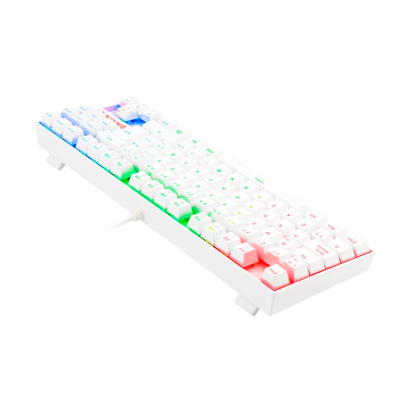 Teclado Gamer Redragon Kumara White RGB Switch Blue Teclado Gamer Redragon Kumara White RGB Switch Blue