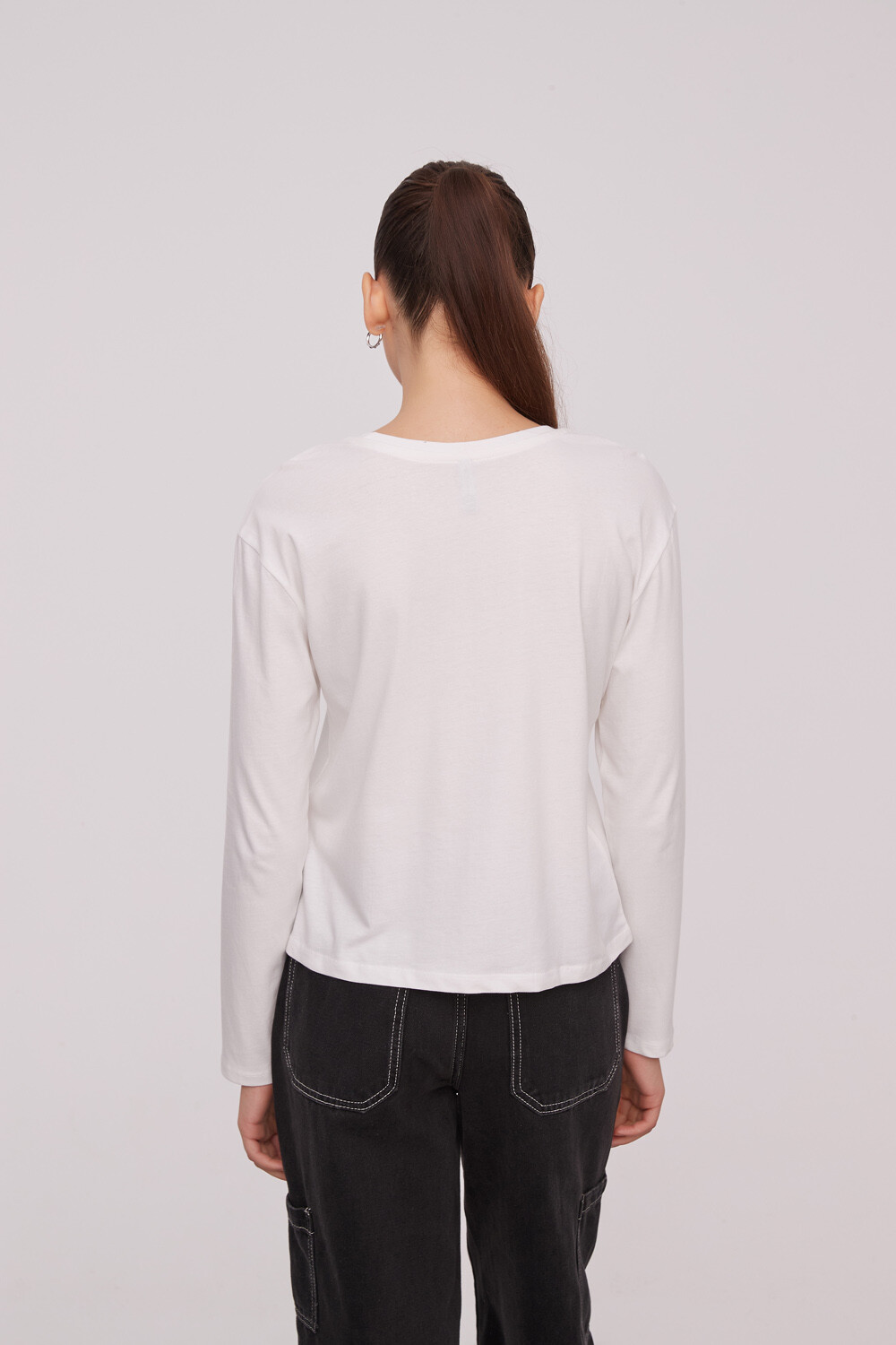 Remera Dupla Marfil / Off White