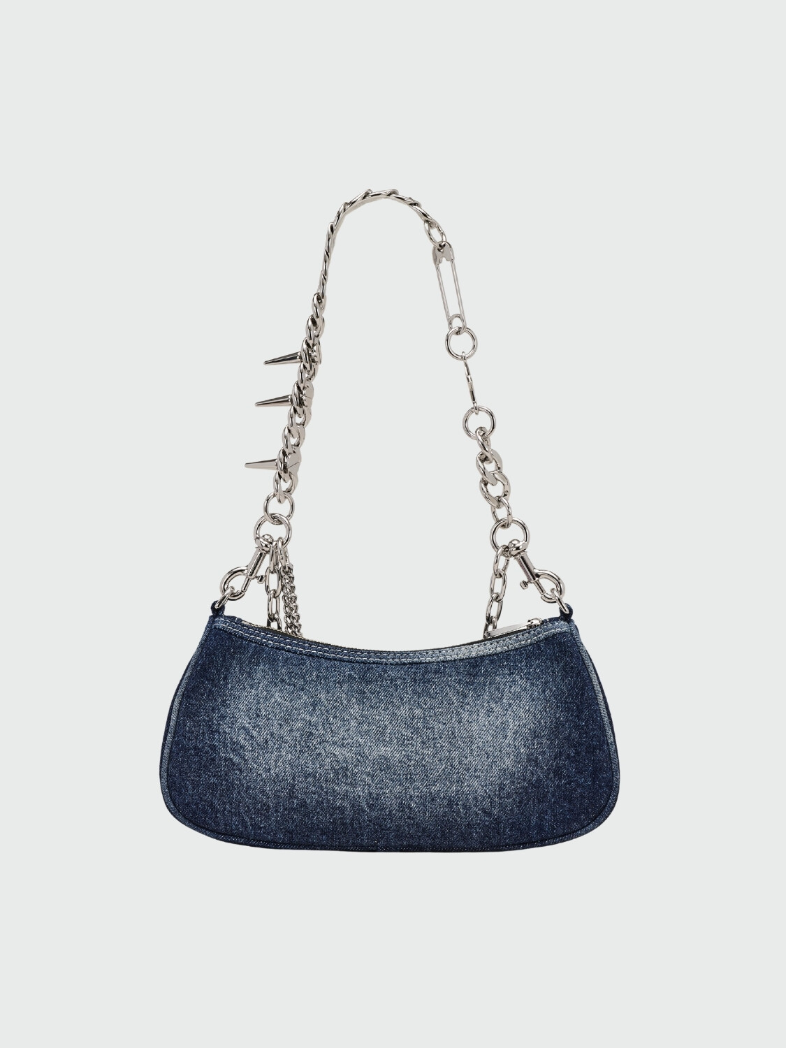 MARC JACOBS - The Shoulder Bag Charm Brushed Denim 484