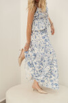 FALDA AURELIA BLUE BOTANIC FLOWERS FALDA AURELIA BLUE BOTANIC FLOWERS