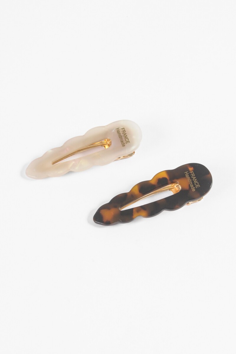 Set de horquillas wavy multicolor