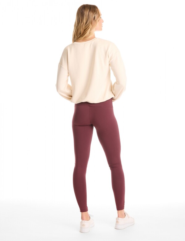 Legging Tummy Contro BORDEAUX