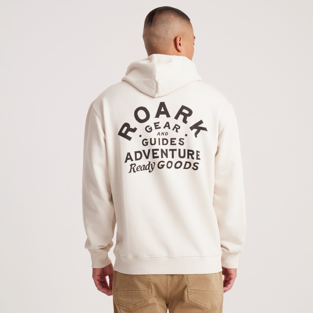 Chompa Roark Gear And Guides Hoodie Hombre Bone
