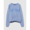 FRCH FT LOGO CREW MOONSTONE BLUE
