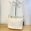 Cartera cuernia texturada Wanna Beige