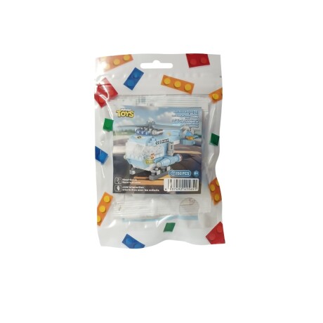 Bloques para armar vehículo celeste