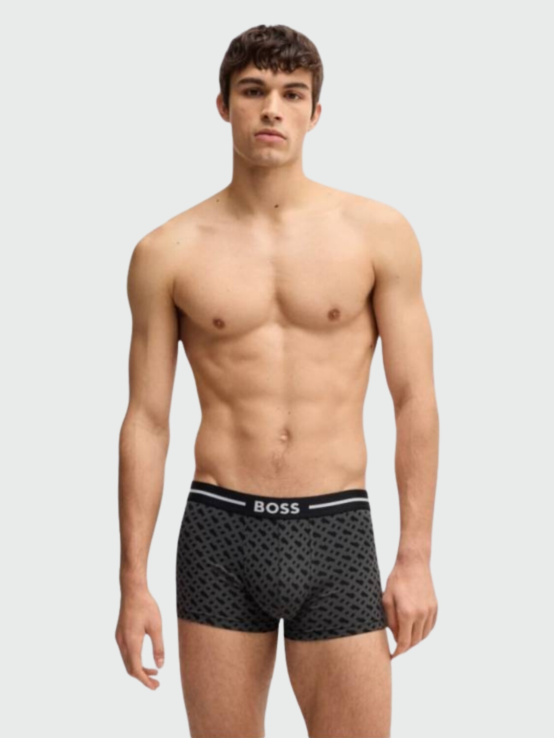 BOSS - Pack Boxers Trunk Gris