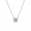 Colgante con Cadena Liora de Oro Blanco 18k con Brillantes Colgante con Cadena Liora de Oro Blanco 18k con Brillantes