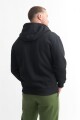 Campera con capucha y bolsillo NEGRO