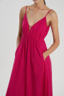 VESTIDO LARGO SINDI Fucsia
