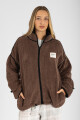 Sport sherpa jacket Marron