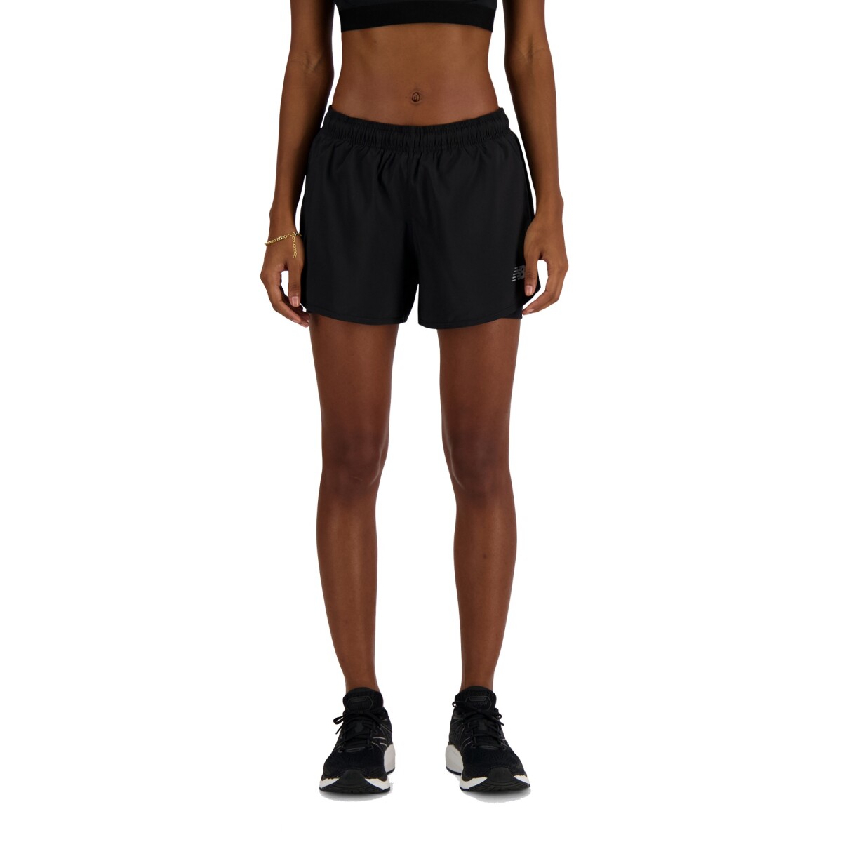 Short New Balance de Dama - 2 IN 1 SHORT 3 INCH - WS41225BK - BLACK 