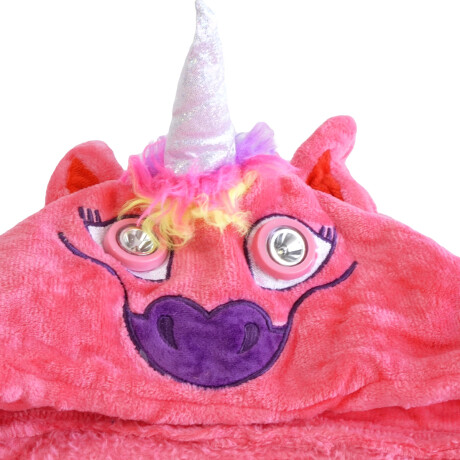 MANTA INFANTIL POLAR CAPUCHA UNICORNIO C/LUZ MANTA INFANTIL POLAR CAPUCHA UNICORNIO C/LUZ
