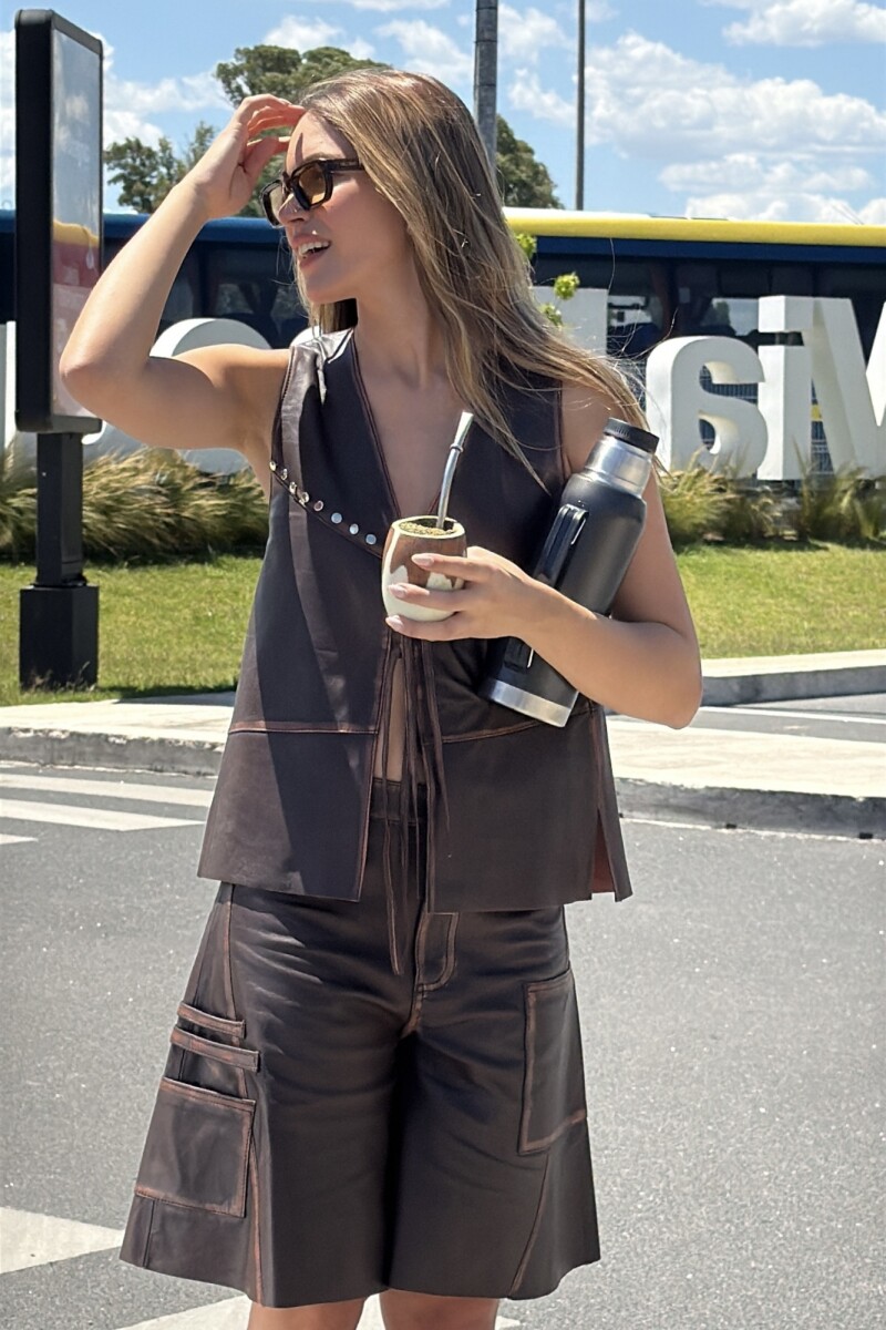 Chaleco Stein MARRON