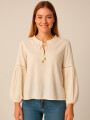Blusa Bica Crudo / Natural