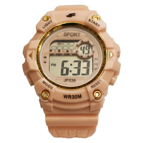 Reloj Deportivo Unisex de Pulsera Waterproof Pantalla Luz Salmón