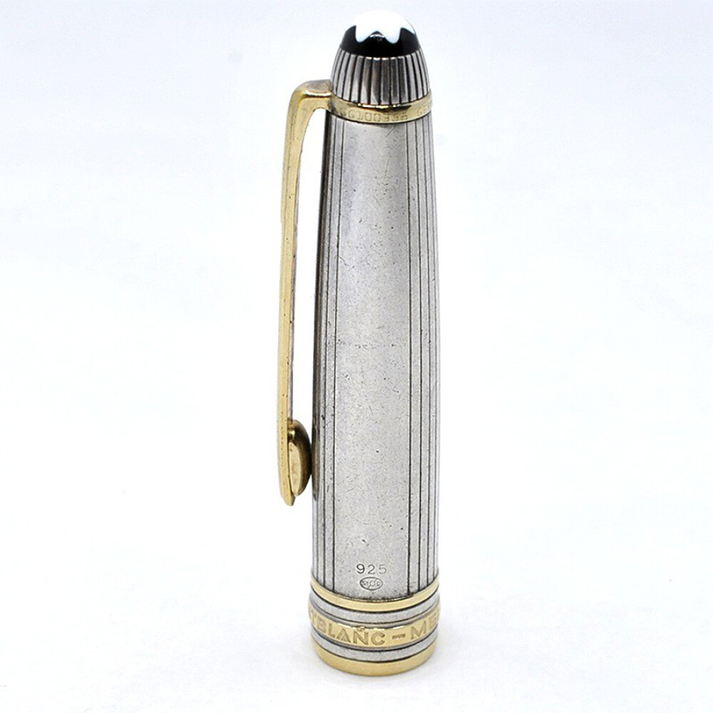 Pluma Estilografica Montblanc Meisterstuck Doue En Plata 925 Pluma Estilografica Montblanc Meisterstuck Doue En Plata 925