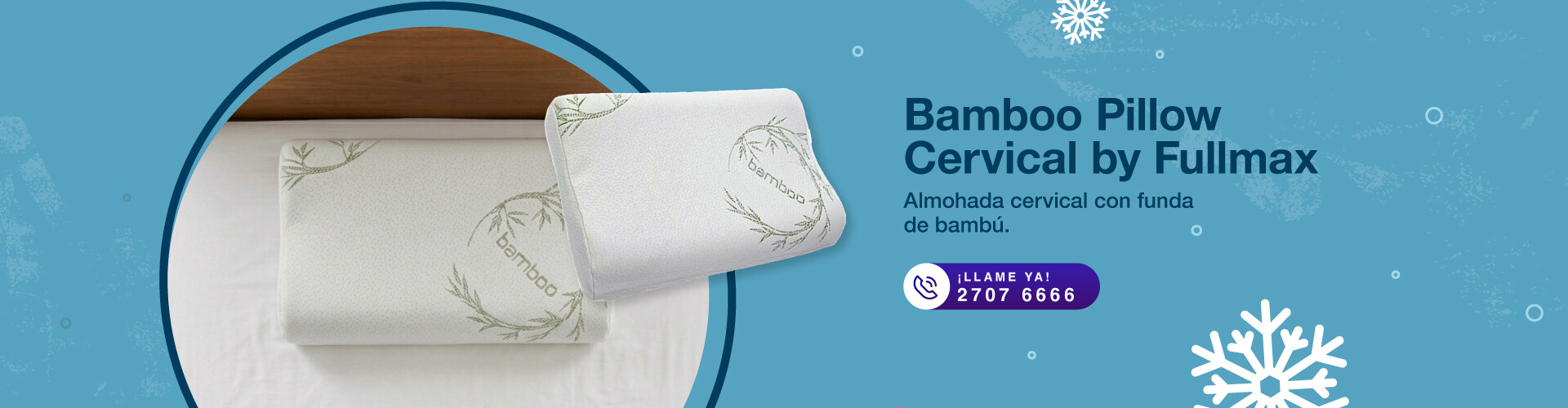 Bamboo Pillow Cervical by Fullmax - Mayo