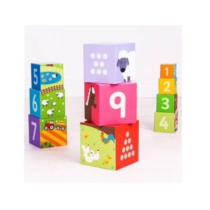 Cubos Apilables Bigjigs Toys Cubos Apilables Bigjigs Toys