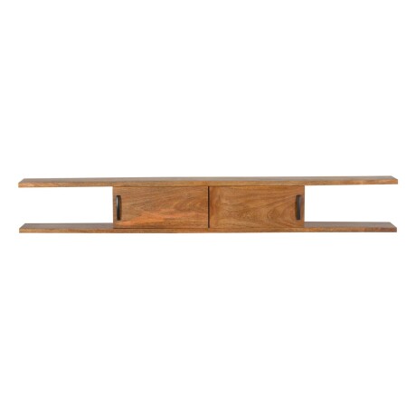 MUEBLE PARA TV MADERA MARRON AÉREO 160CM CASTAÑO