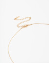 Collares Cortos Metal Collar Corto Margarita Bañado En Oro - Dorado