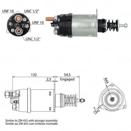 AUTOMATICO DE ARRANQUE - AUTOMATICO IHC S/D. REMY 12V ZM AUTOMATICO DE ARRANQUE - AUTOMATICO IHC S/D. REMY 12V ZM