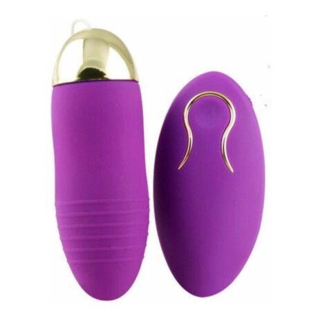 Huevo Vibrador con Control Remoto USB Violeta