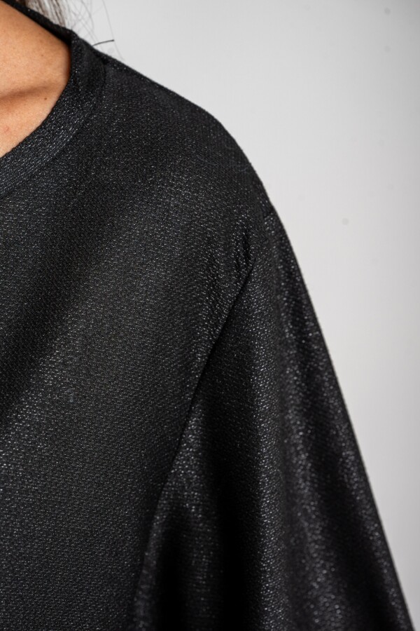 Remera Crop Negro