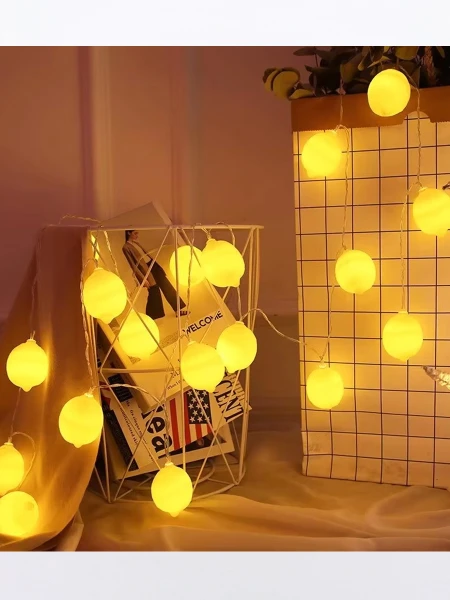 GUIA DE LUCES LIMONES AMARILLO