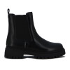 Darkness Botin De Dama Casual Con Elastico Suela Baja Negro