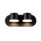 DECORATIVO DOBLE DE PARED GROA Luminaria de Pared doble Groa Negra