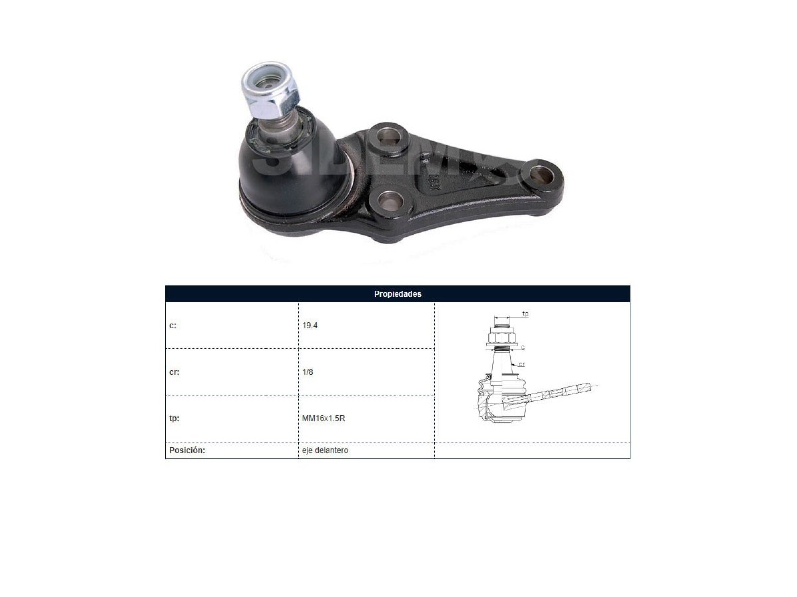 Rotula Del Mitsubishi L200 07-25 Der/Izq 