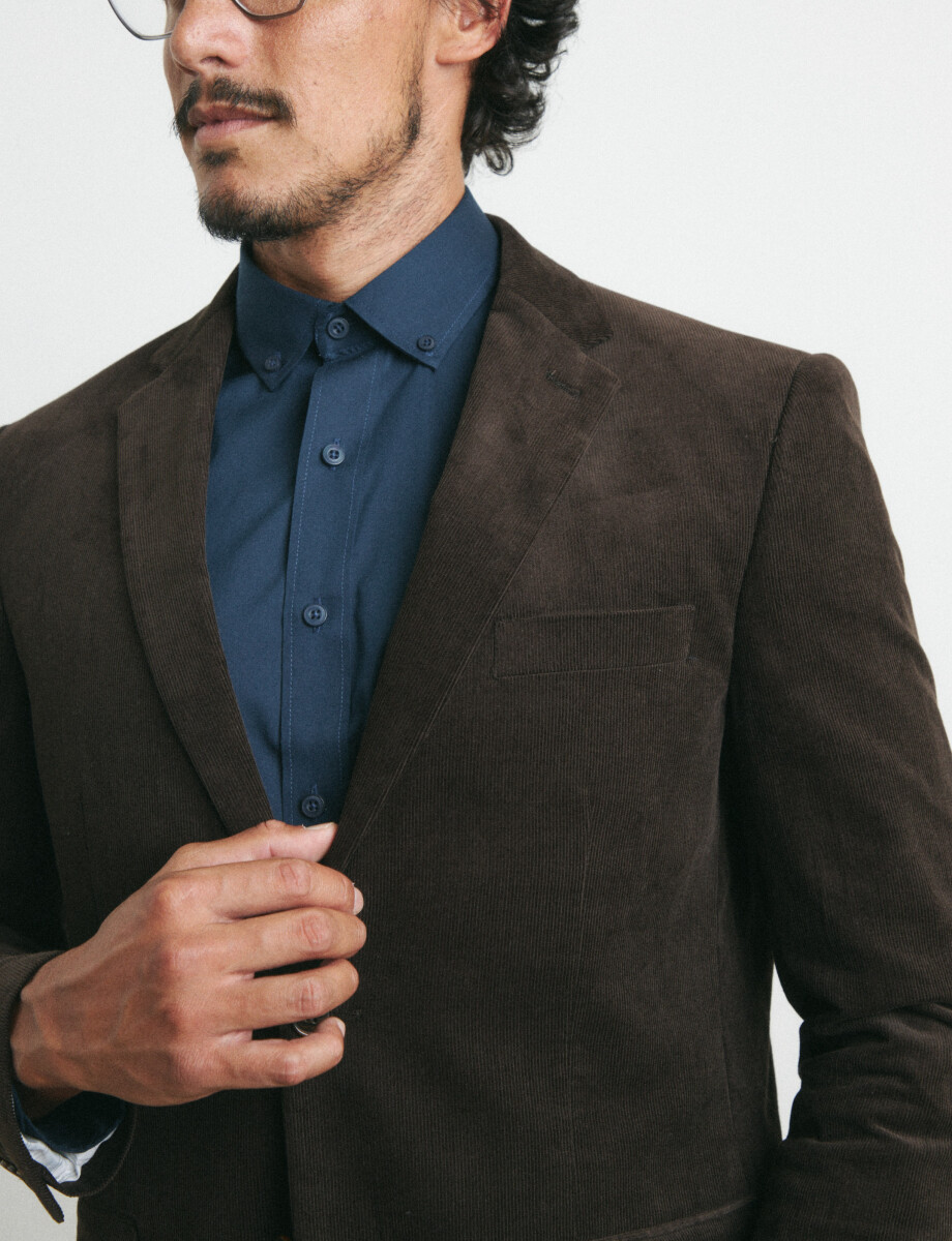 110470 SACO HARRINGTON LABEL Marron